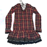 Image 3 of Sex Pot Revenge red checkered dress