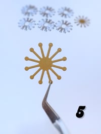 Image 4 of Flower Centers Metal Diecut