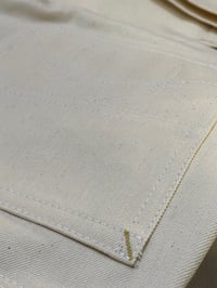 Image 3 of no.232B  35x32  14oz cone mills nat./undyed denim