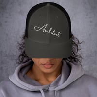 Image 4 of Architect Embroidered Retro Trucker Cap