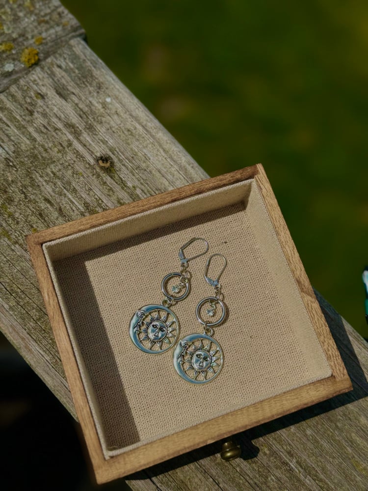 Image of "Sun n Moon" Earrings