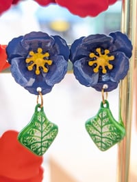 Boucles d'oreilles coquelibleu