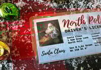 Image 2 of Santa Driver’s License 