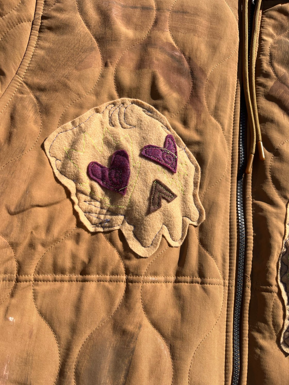 Image of Sugar Skull jacket Brown 🕯️☠️