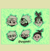 Image 2 of Naruto Sticker Sheets