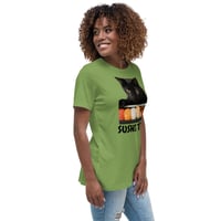Image 10 of Women's Relaxed T-Shirt, Sushi Thief T-Shirt | Funny Cat Sushi Lover Graphic Tee