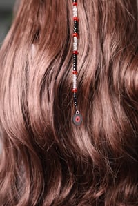Image 7 of Glorified Record  Beaded Hair Clip 