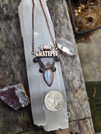 Image 2 of Electroformed GRATEFUL necklace