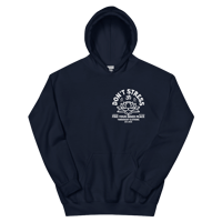 Image 3 of Don't Stress White Print Hoodie 