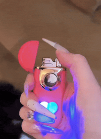 Image 1 of Metal Love Double Flame Lighter