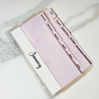 Image 3 of Monthly Tabbed Envelopes A6