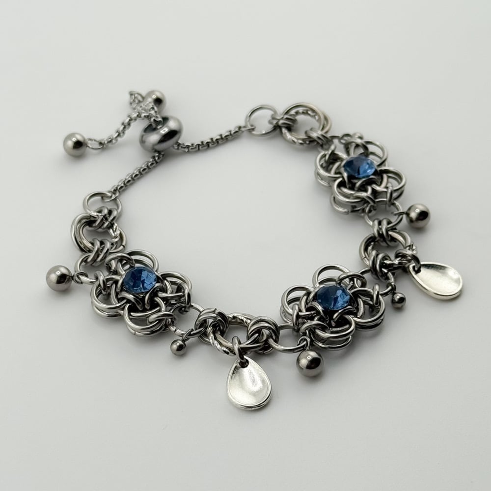 Image of Blue Hydrangea Bracelet 