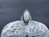Image 2 of Rainbow Moonstone Ring (size 10.25)