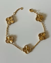 Image 3 of Gold clover jewelry 3pc set