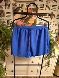 Image 1 of NWT 3 piece blue swim set