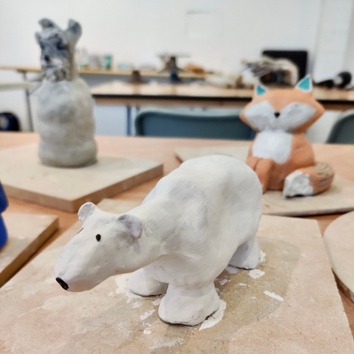 Clay animal sculpture workshop 2023