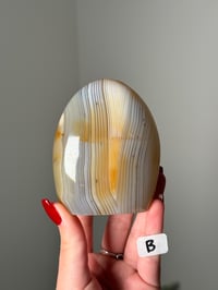 Image 2 of BANDED AGATE FREEFORMS A-F