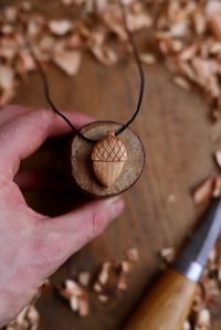 Image 3 of Acorn-  Pendant Necklace 