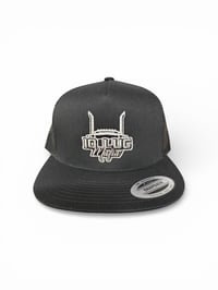 Image 1 of 10LUGMAFIA center logo trucker hat 