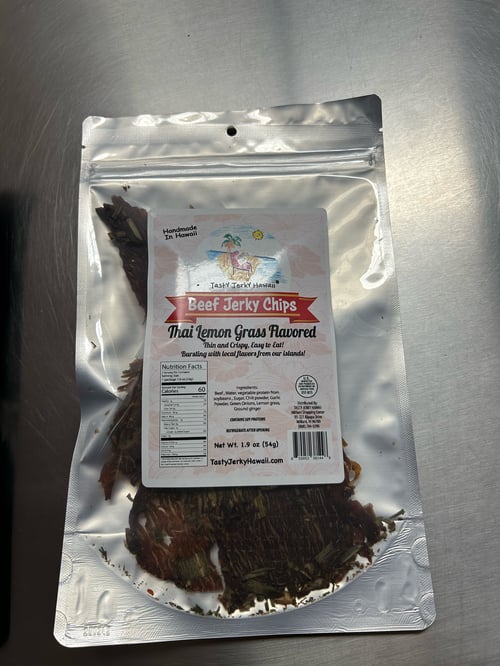 Image of Crispy beef jerky Thai lemon grass-