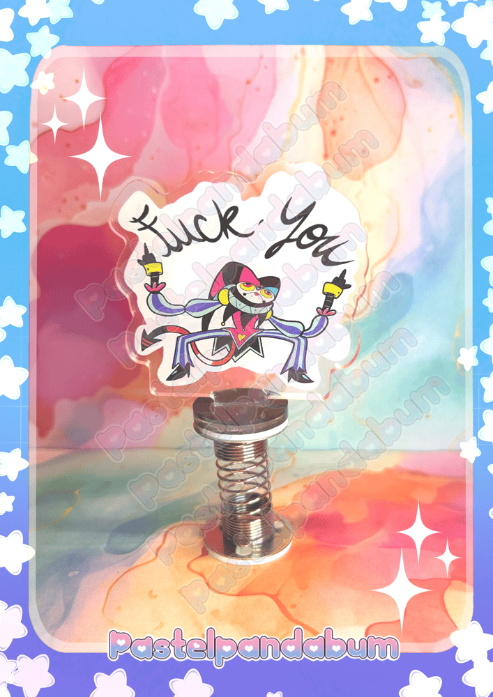 Image of Helluva Boss - Fuck you Fizzarolli wiggly standee