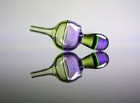 Image 2 of Haterade x Purple Lolli with Illuminati and Jet Black accents 25mm Bubble Cap