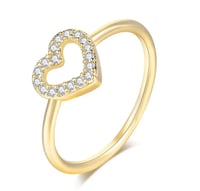 Image 3 of Open Heart Ring