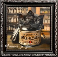 Image 1 of “Dr. Jellyfish’s Antidepressants" Original painting