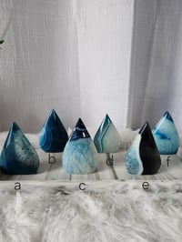 Image 3 of Blue Sardonyx Agate Teardrop Crystal - 6 Styles