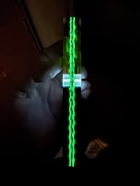 Image 7 of Cholla Cactus & Grip-tec GLOW Segmented Knife Scales