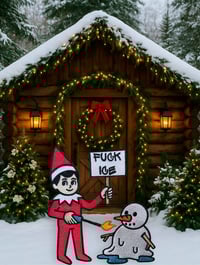 Image 1 of F&@$ ICE (Uncensored version) - Christmas Embroidered Top