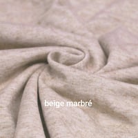 Image 2 of fond + wrap + headband beige clair marbré