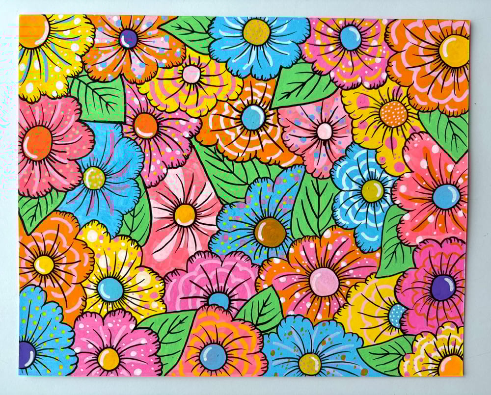 Image of Flower Power on paper