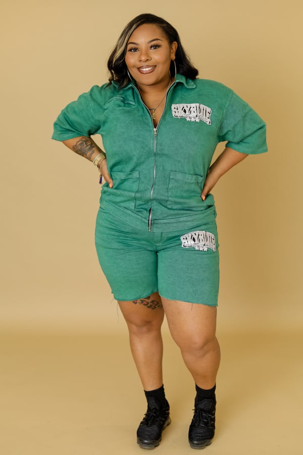 Image of Denim Green Set 
