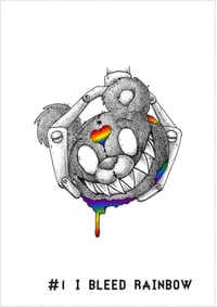 Image 1 of A4 Pearlescent Prints: Rainbow Series