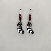 Image 3 of Striped Caterpillar Earrings
