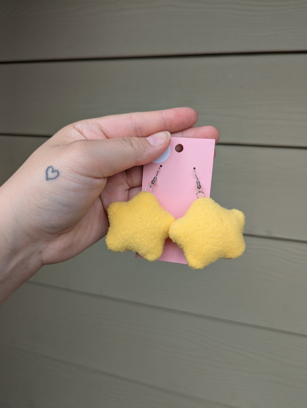 Image of Plush Star Earrings