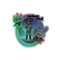 Image 4 of Holographic stickers plushie and anime