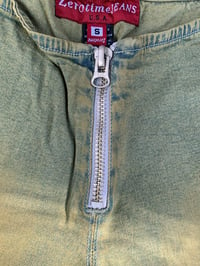 Image 2 of 2000s zipper flare jeans 