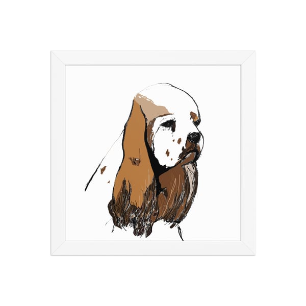 Image of COCKER SPANIEL FRAMED ART