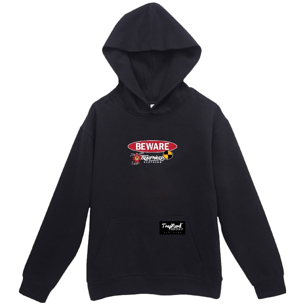BEWARE HOODIE (BLACK)