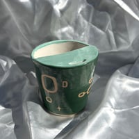 Image 1 of Green & Aqua SM Travel Cup