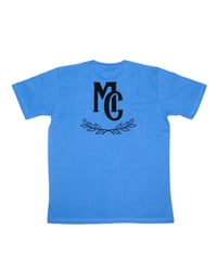 Image 2 of “MC” Black On Baby Blue 