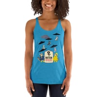 Image 1 of "It's Raining Kittens" Women's Racerback Tank