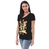 Tiki Bob and the Beach Babe- Women’s recycled v-neck t-shirt