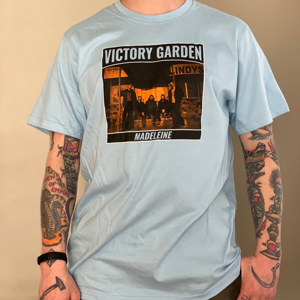 Victory garden light blue shirt