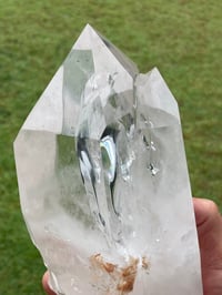 Image 21 of Clear Quartz Twin Points On Display Stand #1848