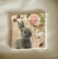 Image 2 of Rabbit ceramic tile picture 