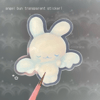 angel bun sticker