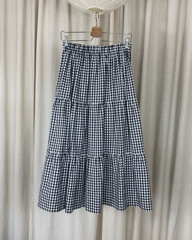 Image of n a n o v o  ruffle skirt 002 / LIMITED 2 PIECES / 100% bavlna